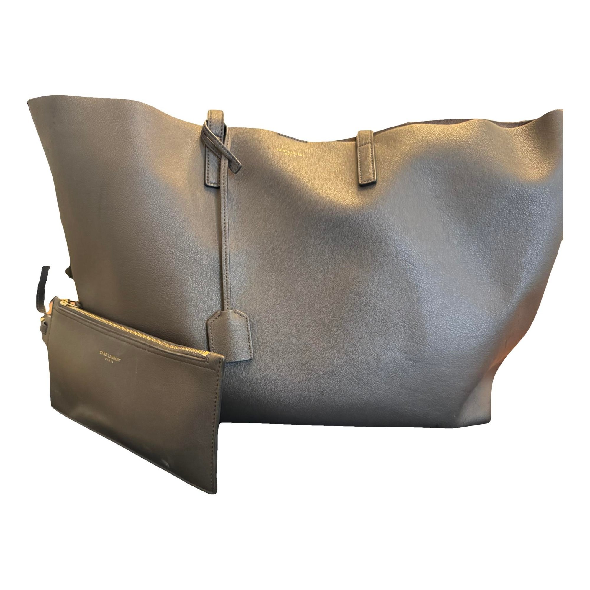 Shopping leather tote