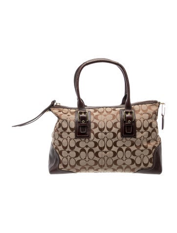 Coach Signature Top Handle Bag