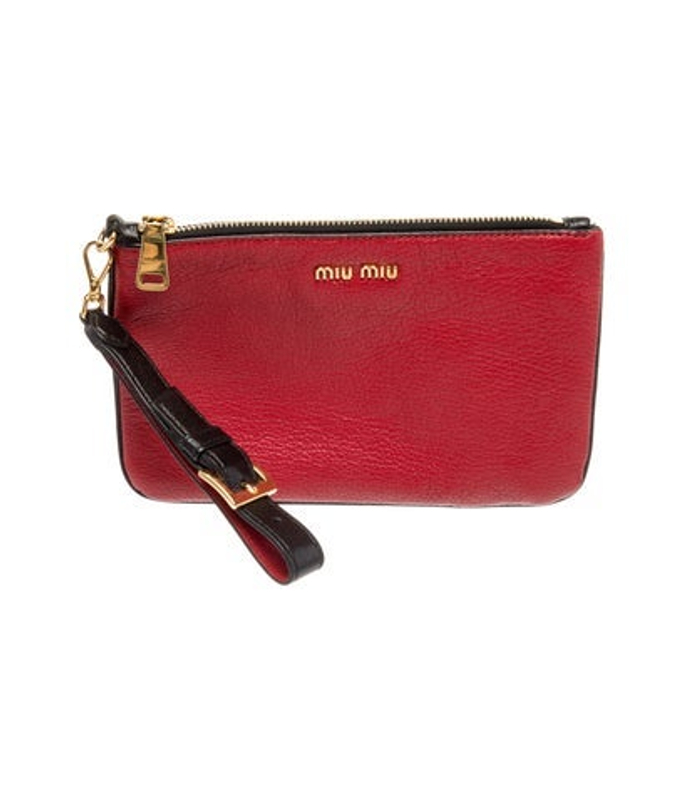 Miu Miu Miu Leather Clutch