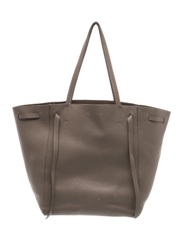 Leather Cabas Phantom w/Belt Small