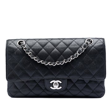 Calf Leather Medium Classic Caviar Double Flap