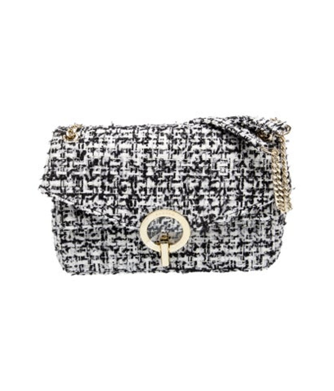Sandro Tweed Minaudiere Small W Tags