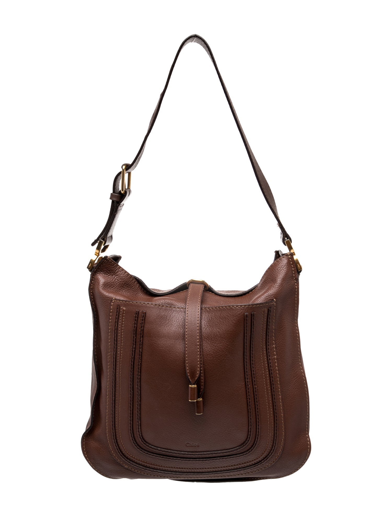 Leather Marcie Messenger Bag Medium