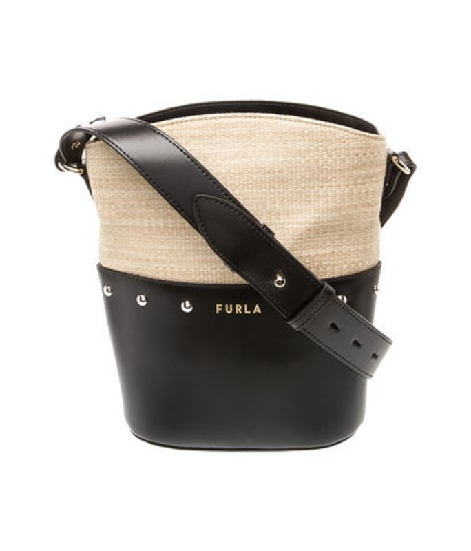 Furla Leather Bucket Bag W Tags