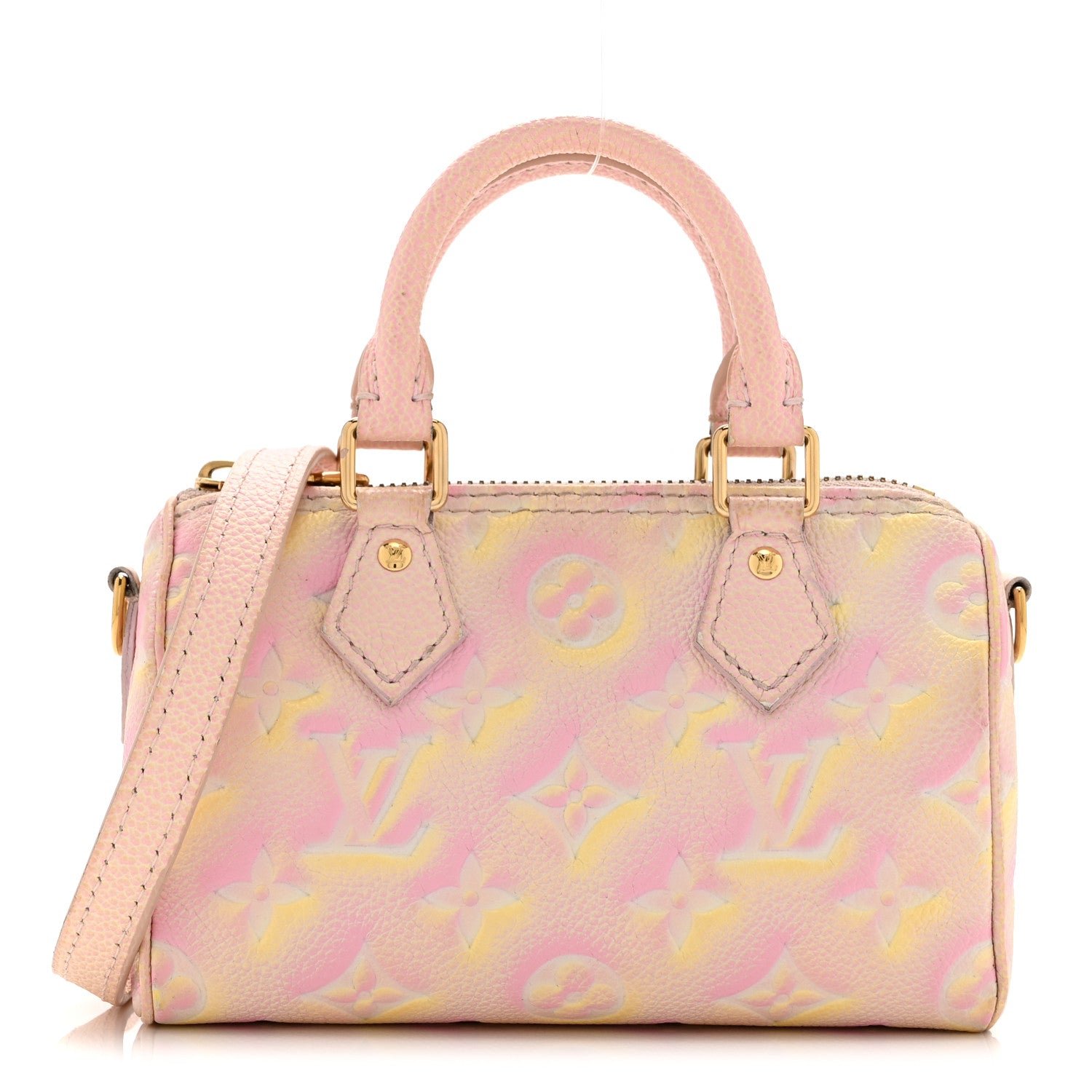 Louis Vuitton Empreinte Monogram Summer Stardust Nano Speedy Pink
