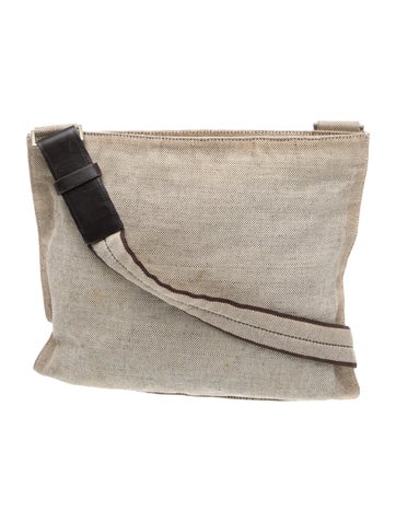 Enameled Metal Triangle Messenger Bag