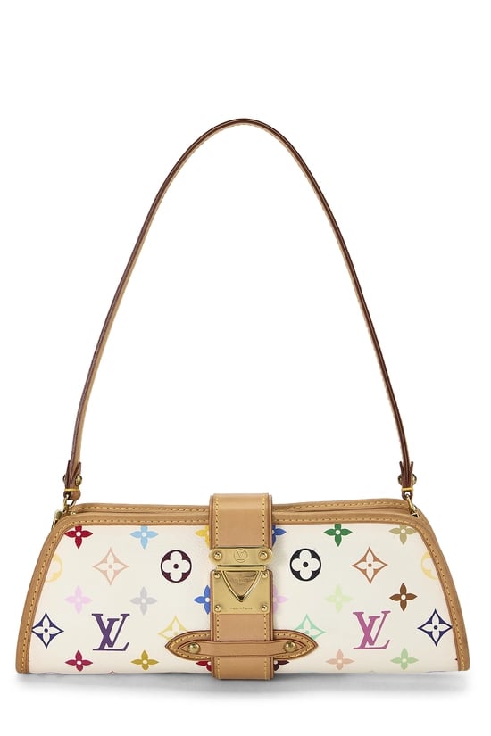 Takashi Murakami x Louis Vuitton White Monogram Multicolore Shirley