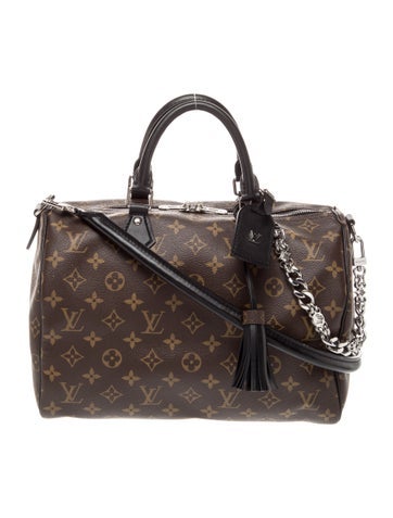 Louis Vuitton Monogram Dark Speedy Soft 30