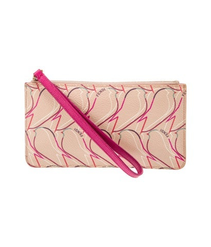 Fendi Leather Clutch