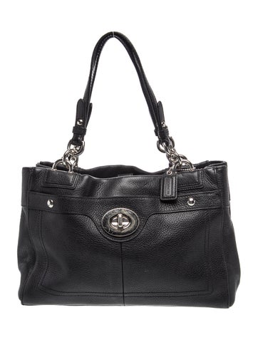 Leather Top Handle Bag