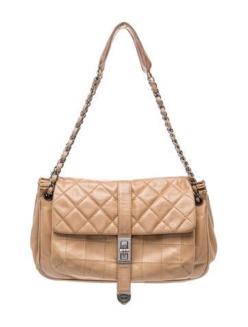 Mademoiselle Lock Accordion Flap Bag
