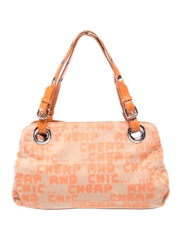 Moschino Canvas Shoulder Bag