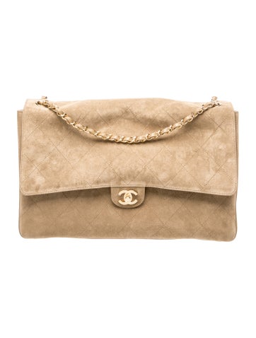 2026 Suede Large Souplissimo Maxi Flap