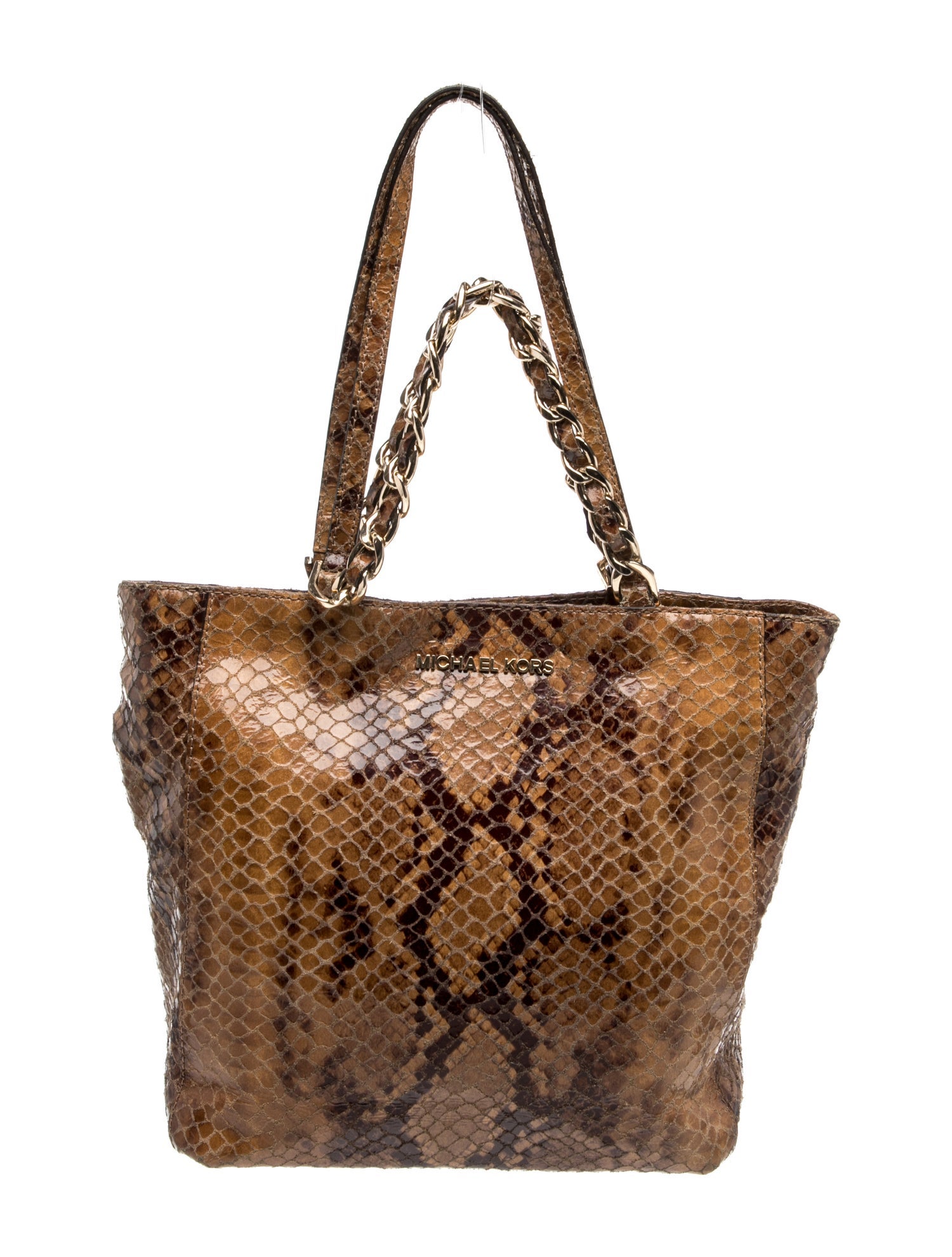 Embossed Leather Shoulder Bag