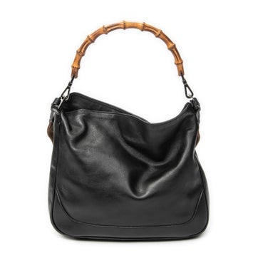Leather Vintage Bamboo Handle Tote