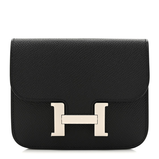 Hermes Epsom Constance Slim Wallet Black