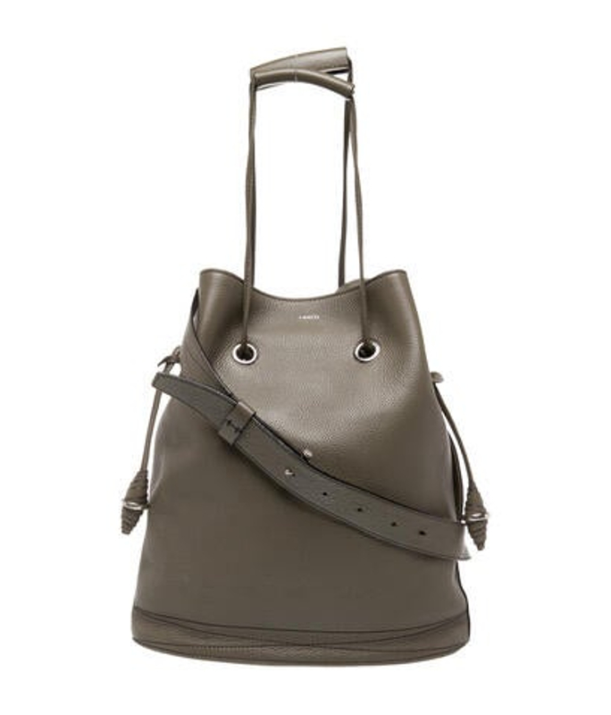 Lancel Leather Bucket Bag