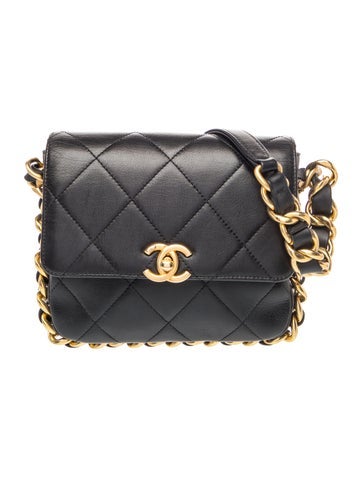 Small Framing Chain Flap Bag