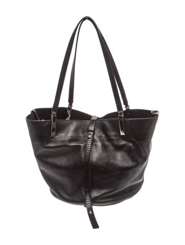 The Row Leather Bucket Bag