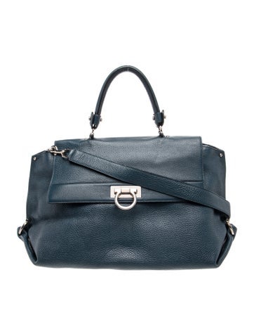 Ferragamo Leather Top Handle Bag