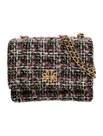 Tory Burch Tweed Top Handle Bag