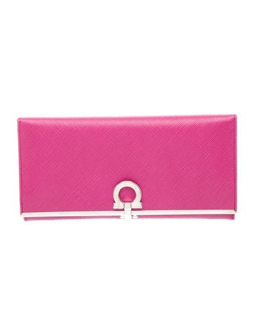 Ferragamo Leather Clutch