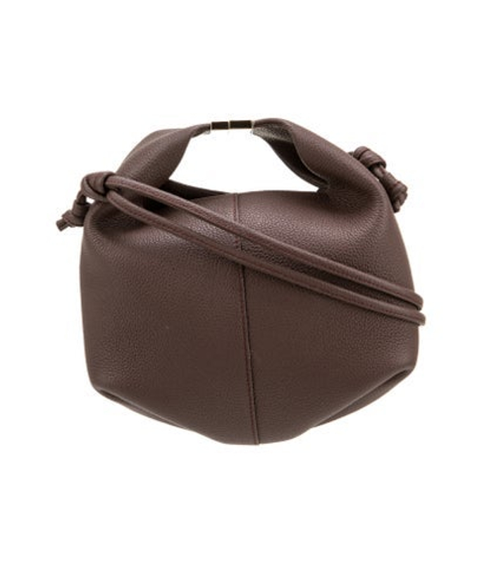 Polene Leather Top Handle Bag