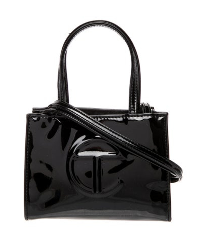 Telfar Vegan Patent Leather Shoulder Bag