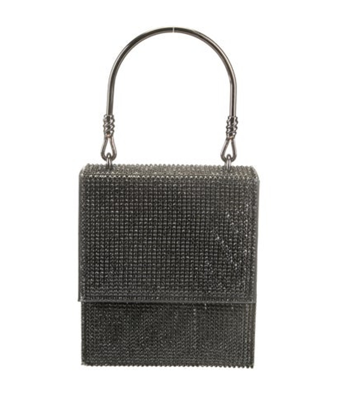 Badgley Mischka Mischka Crystal Top Handle Bag