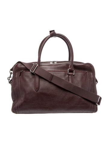 Smythson Leather Top Handle Bag