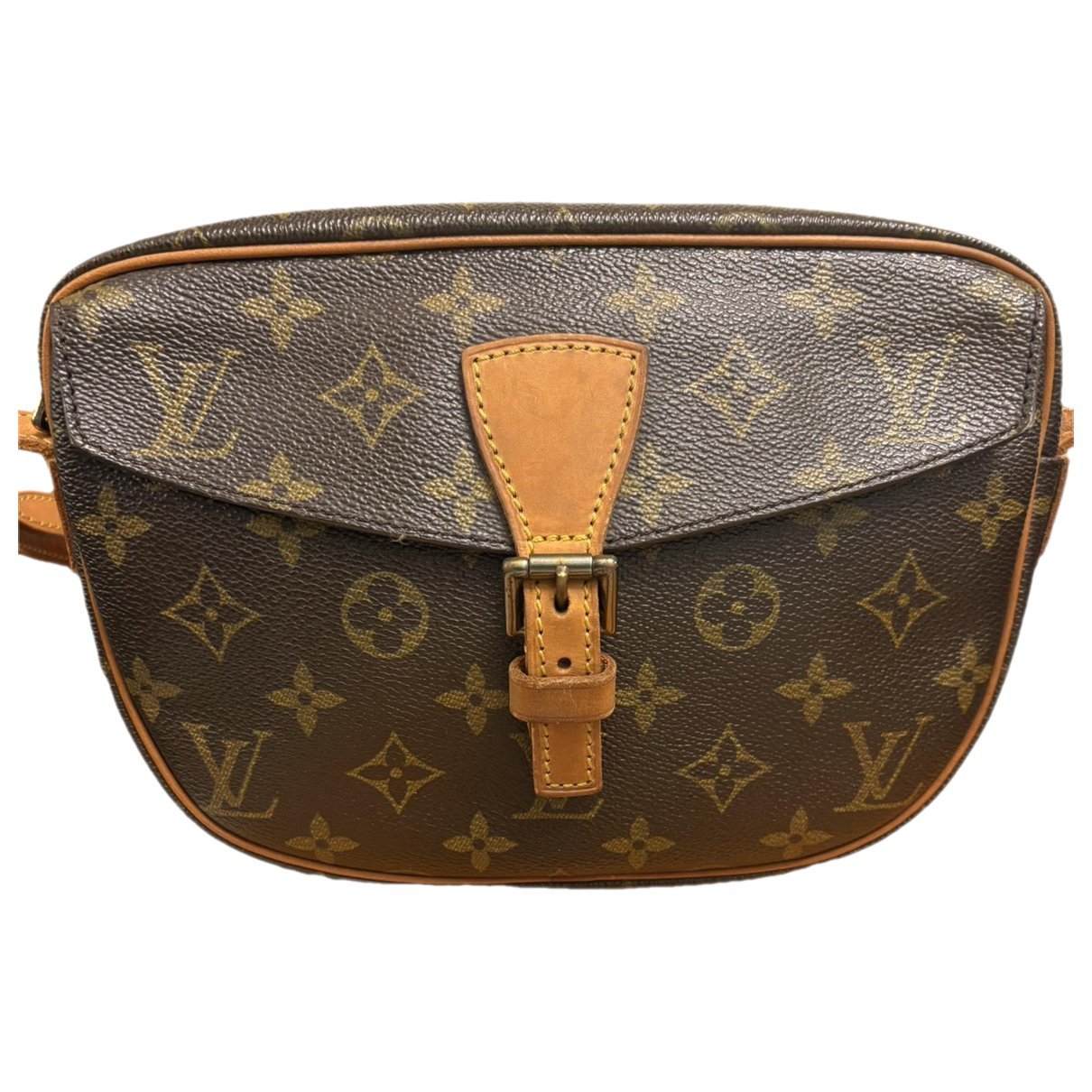 Jeune fille leather crossbody bag