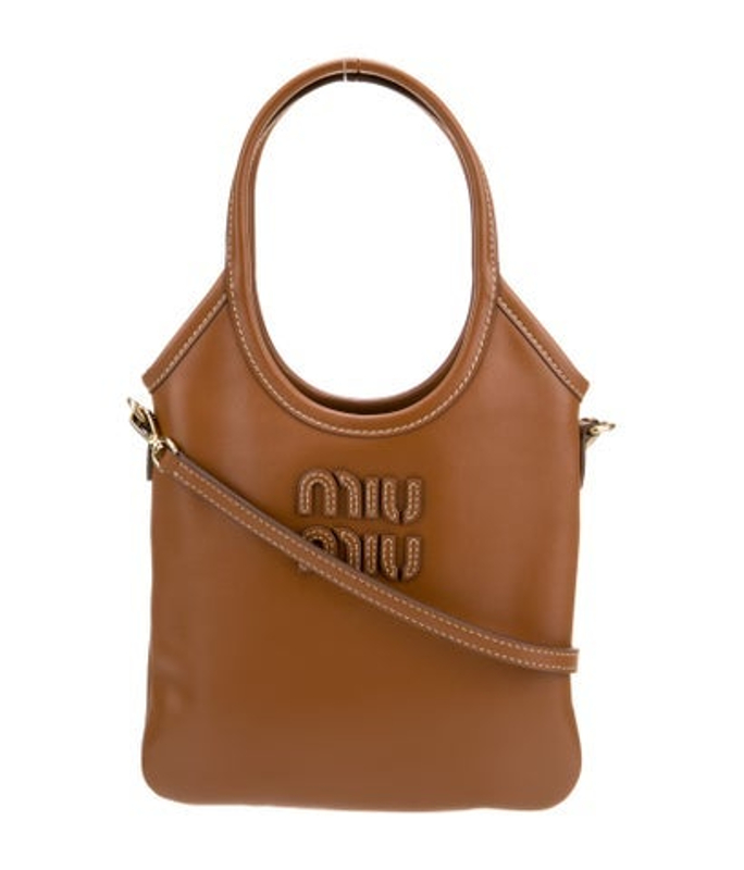 Miu Miu Miu Leather Top Handle Bag