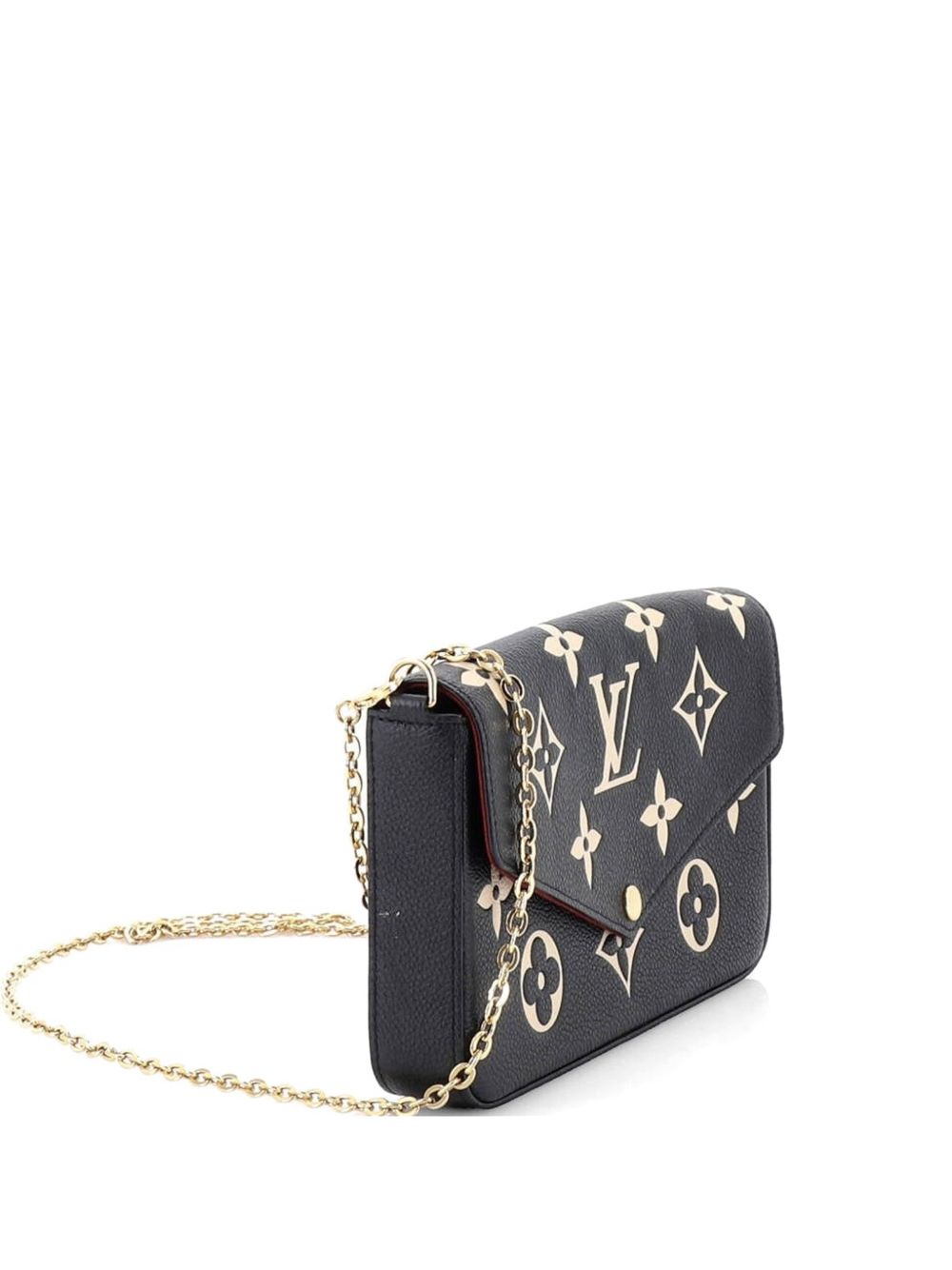 Louis Vuitton Felicie Pochette Bicolor Monogram Empreinte Giant crossbody bag