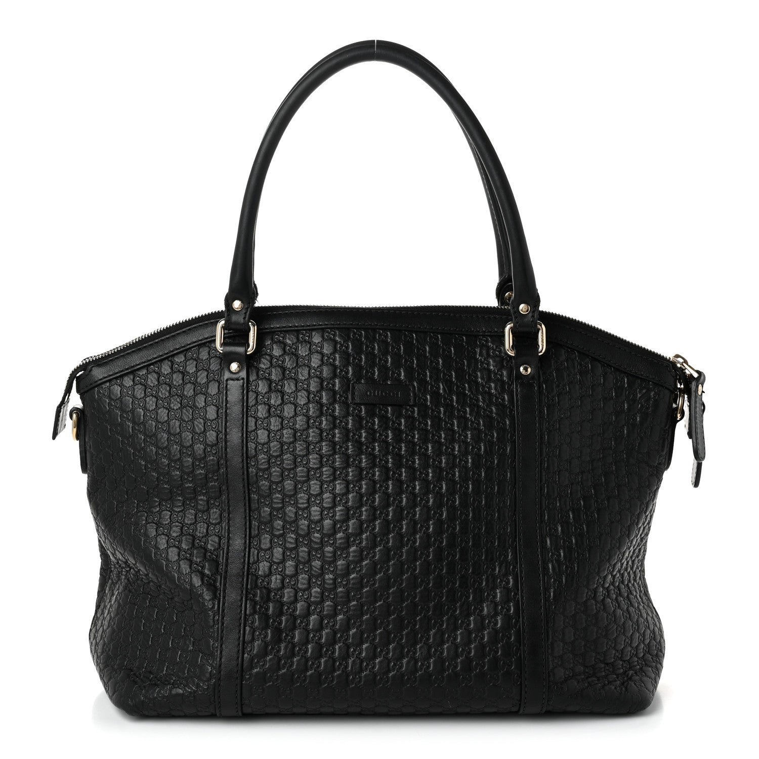 Gucci Soft Microguccissima Dome Satchel Black
