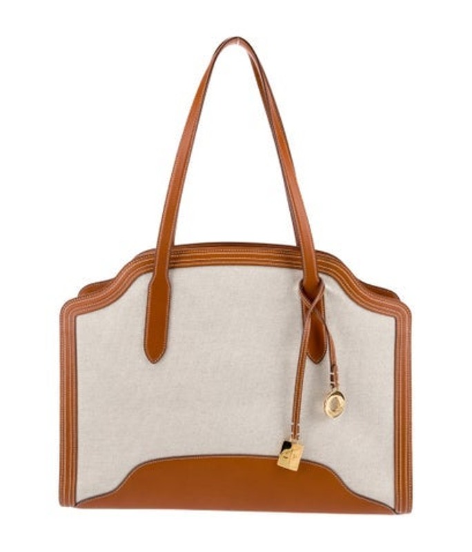 Loro Piana Piana Canvas Shoulder Bag