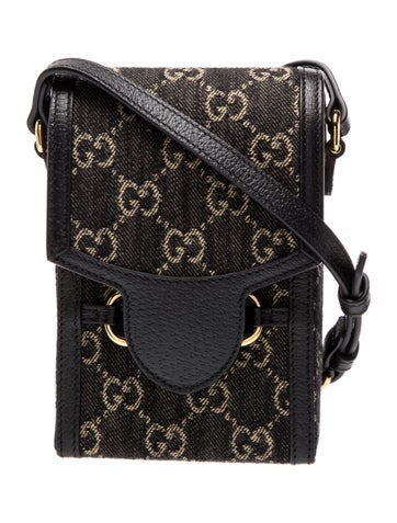 GG Denim Horsebit 19 Mini