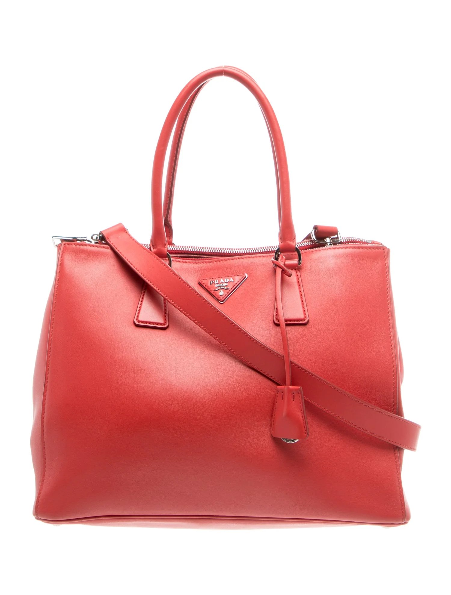 Vitello Leather Top Handle Bag