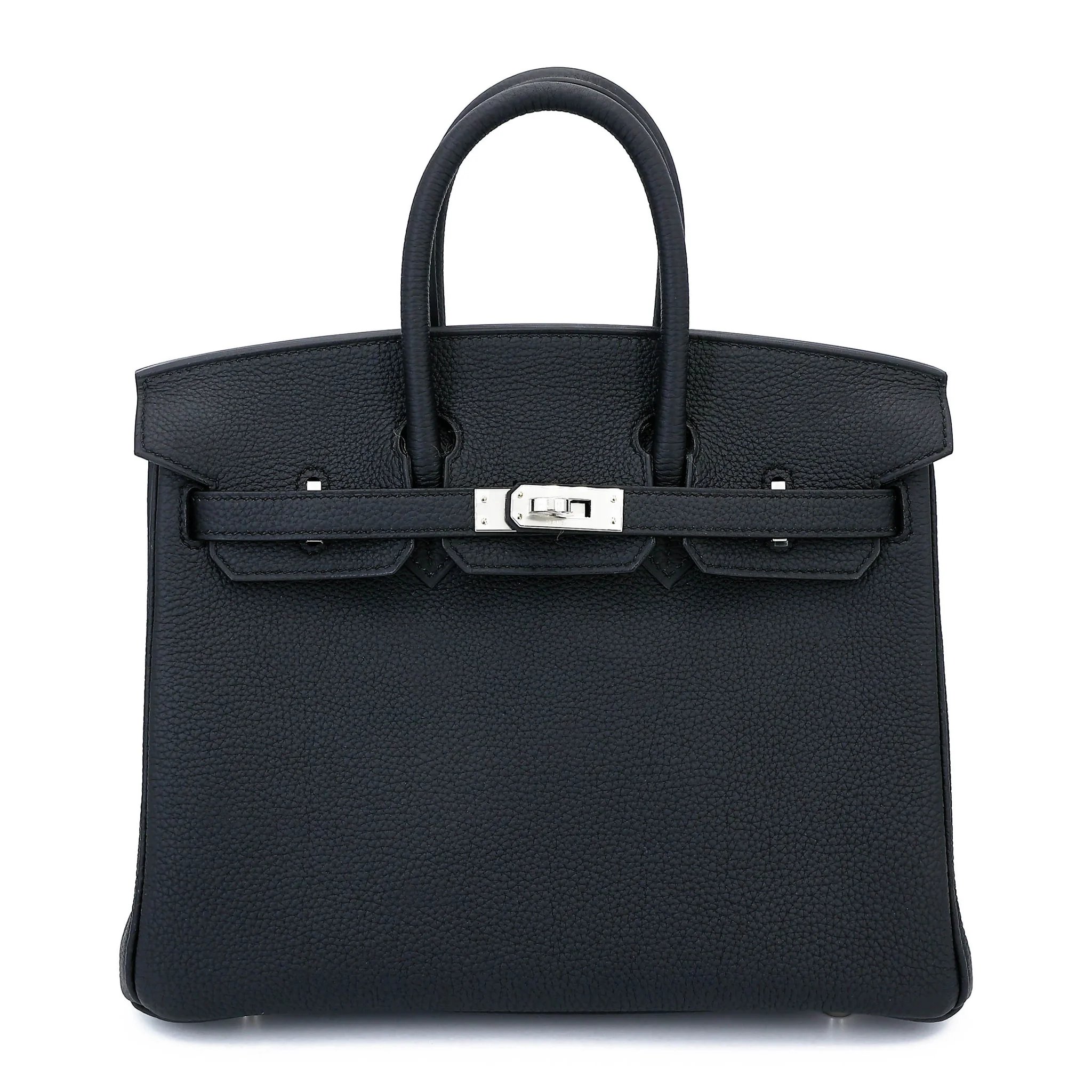 Brand New ( Rank N ) HERMÈS Birkin 25 Noir (89) Togo Palladium hardware G (2026)
