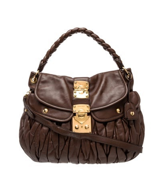 Miu Miu Miu Leather Shoulder Bag