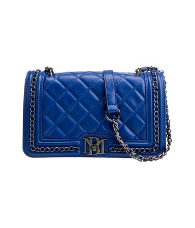 Badgley Mischka Mischka Leather Messenger Bag W Tags