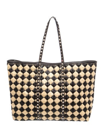 Valentino Raffia Tote