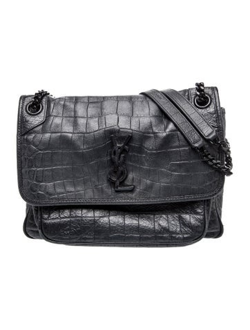 Embossed Leather Niki Medium