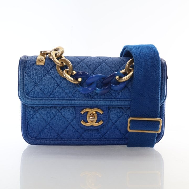 Chanel Small Caviar Sunset On The Sea Flap