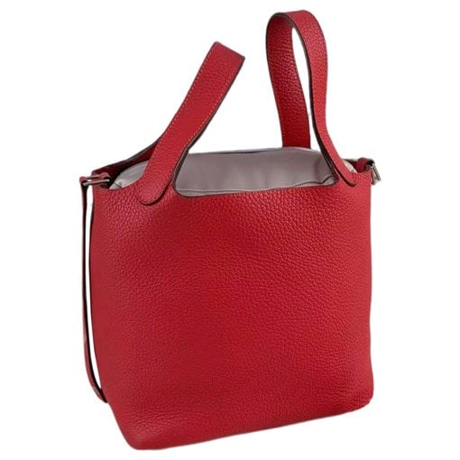 Picotin leather handbag