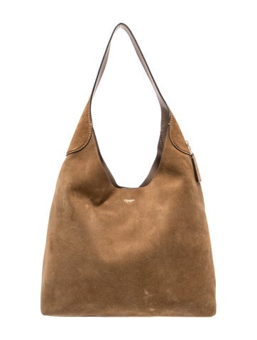 Suede Shoulder Bag Large