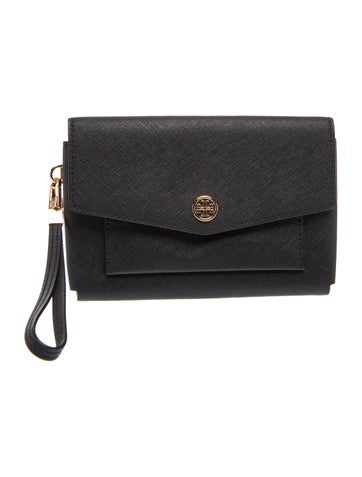 Saffiano Leather Clutch