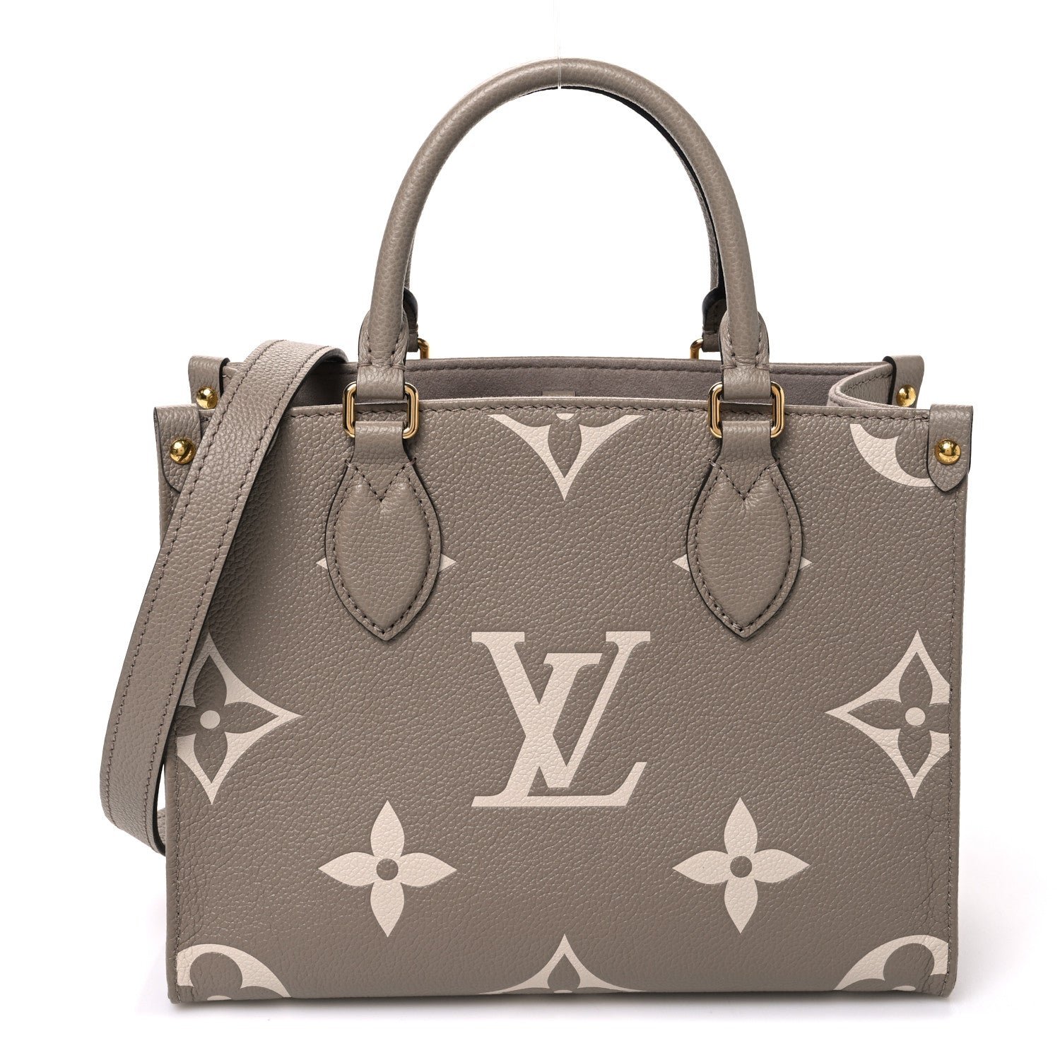 Louis Vuitton Louis Vuitton Empreinte Monogram Giant Onthego PM Tourterelle Creme