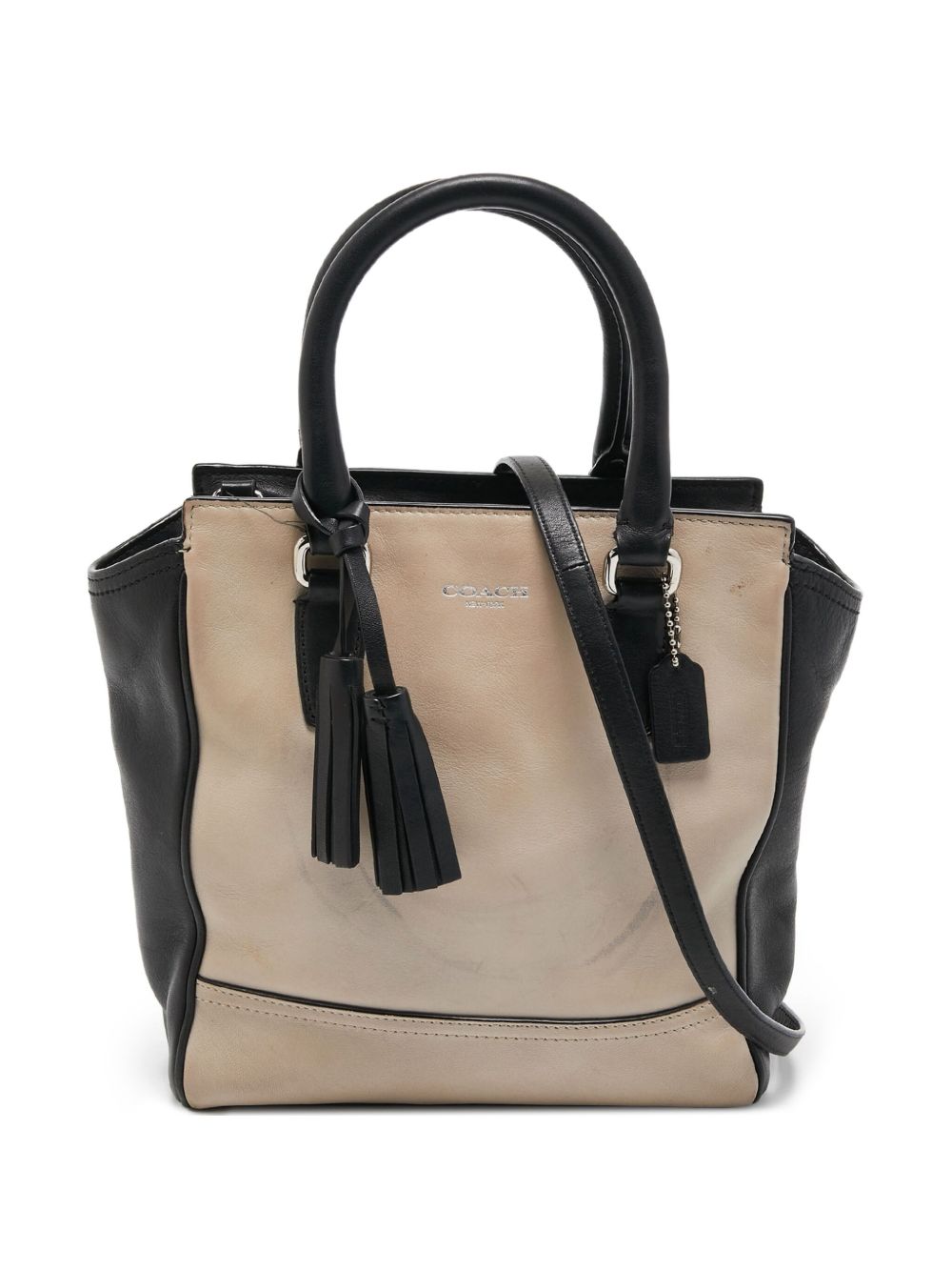 Pre-owned small leather tote bag