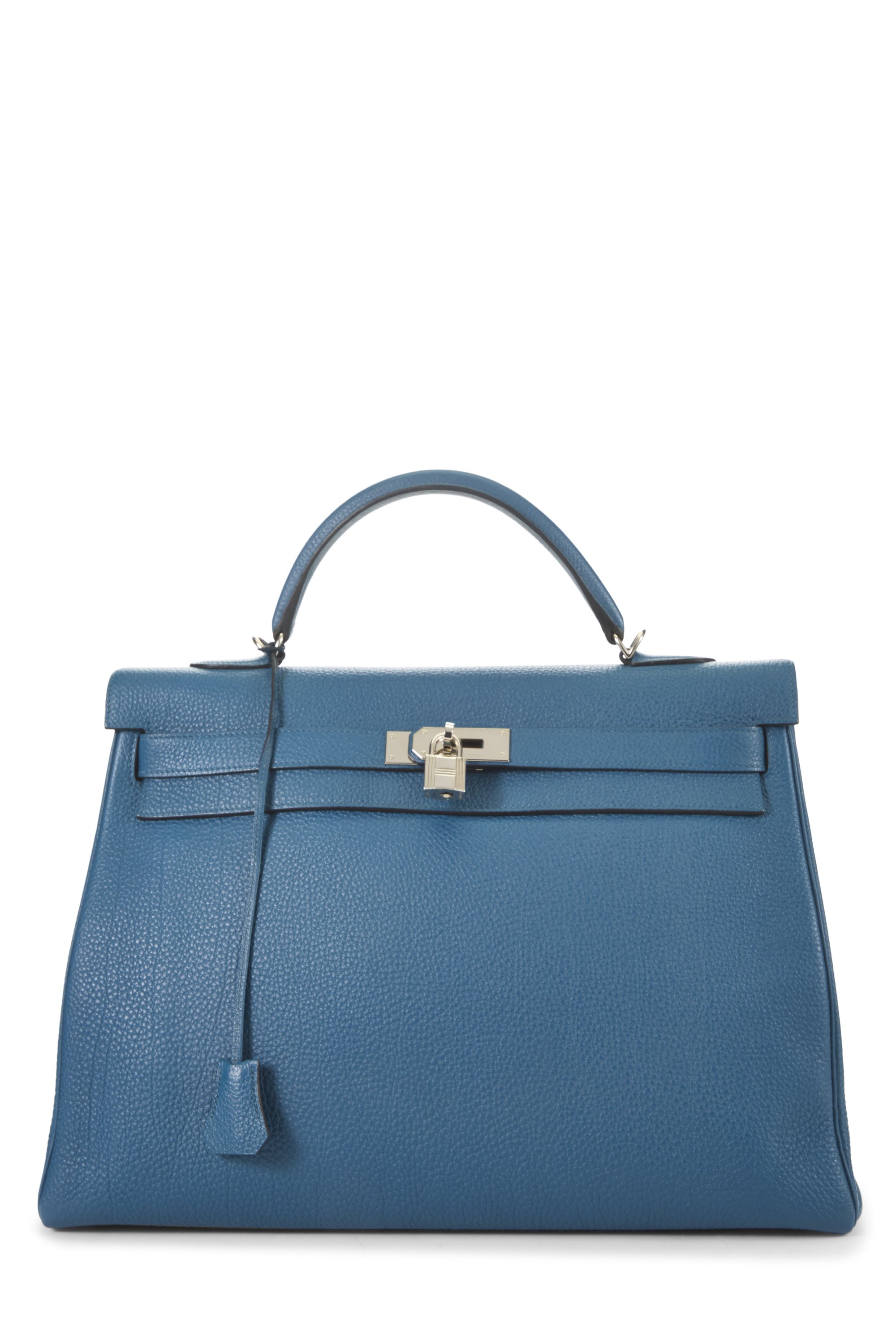 Hermes Blue de Galice Togo Kelly Retourne 40