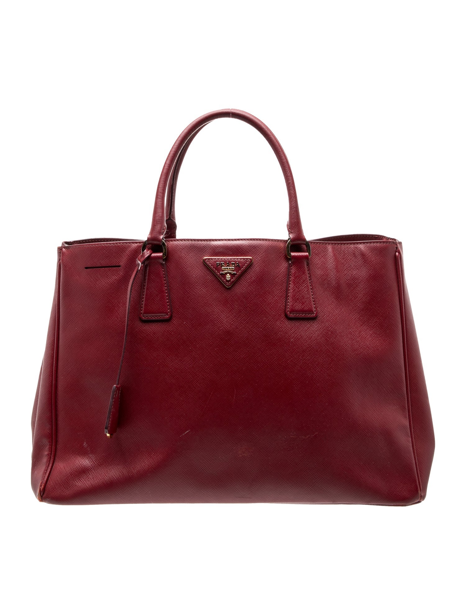 Saffiano Leather Top Handle Bag